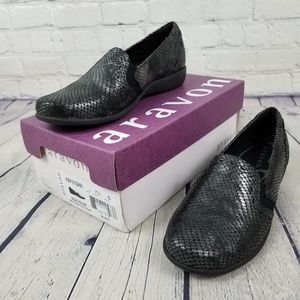 ARAVON | Adalyn reptile snake animal print shoe